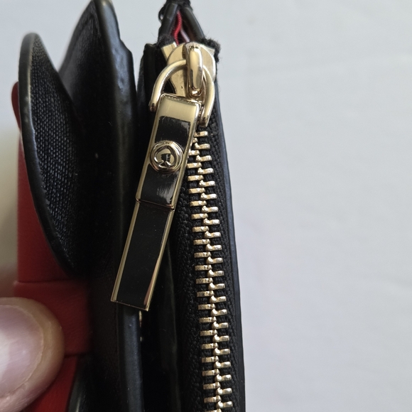 Kate Spade Disney Minnie Mouse Leather Compact Wallet - Picture 9 of 10